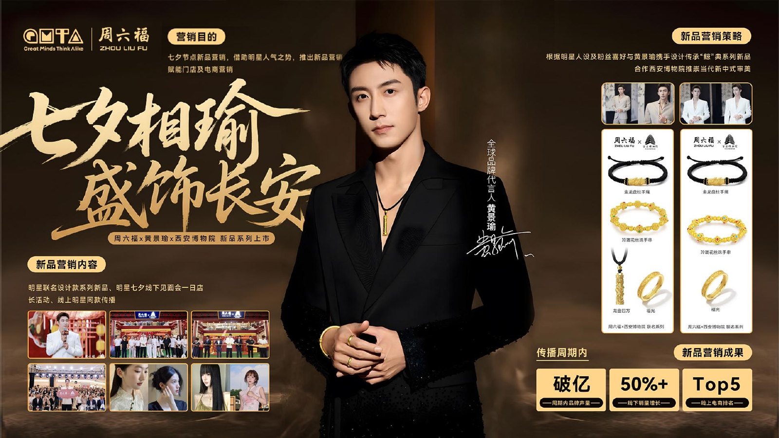周六福 × 黄景瑜七夕新品